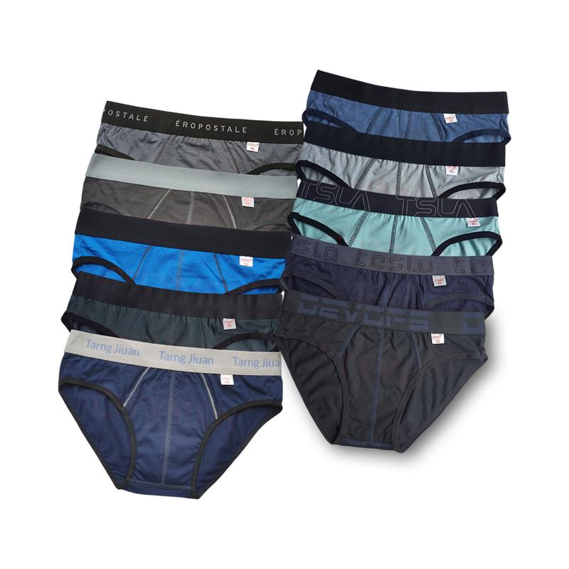 Combo 10 quần lót nam Menswear tam giác bản to 4cm quần ship nam vải thun Cotton cao cấp quần sịp nam tam giác kháng khuẩn thấm hút tốt Đồ lót mềm mịn Boxer Quần Boxer