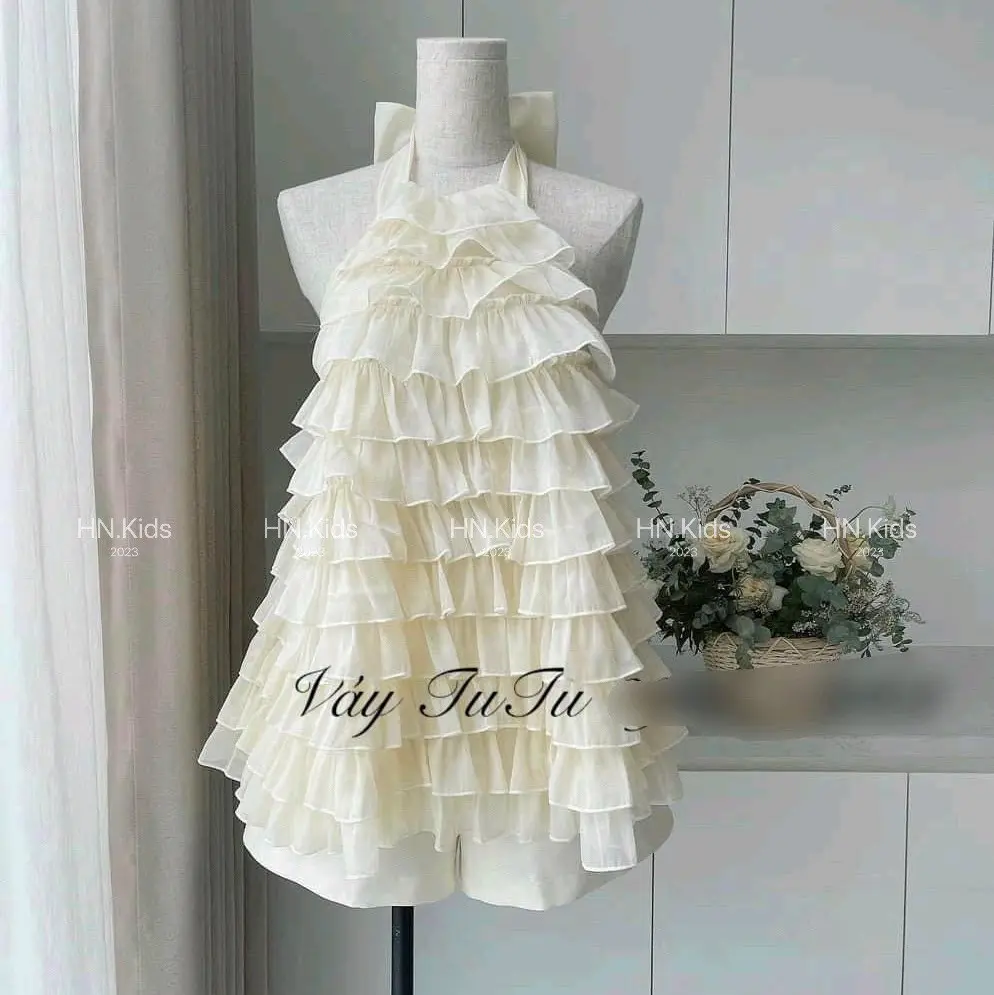 Váy tầng điệu đà bé gái sang xịn siêu xinh