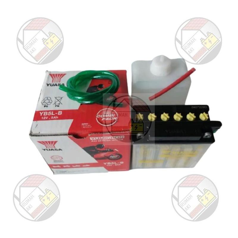 AKI MOTOR JUPITER Z BURHAN, VEGA RR, FIZ R YB5-LB YUASA ORI Accessories Motorcycle 1