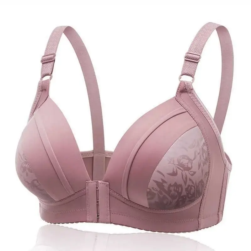 Bra sukan tanpa wayar untuk wanita, Tekan Tubi, penutup hadapan, Seksi, seluar dalam, Bralette, wanita, kumpulkan coli Bunga, Baju, saiz besar