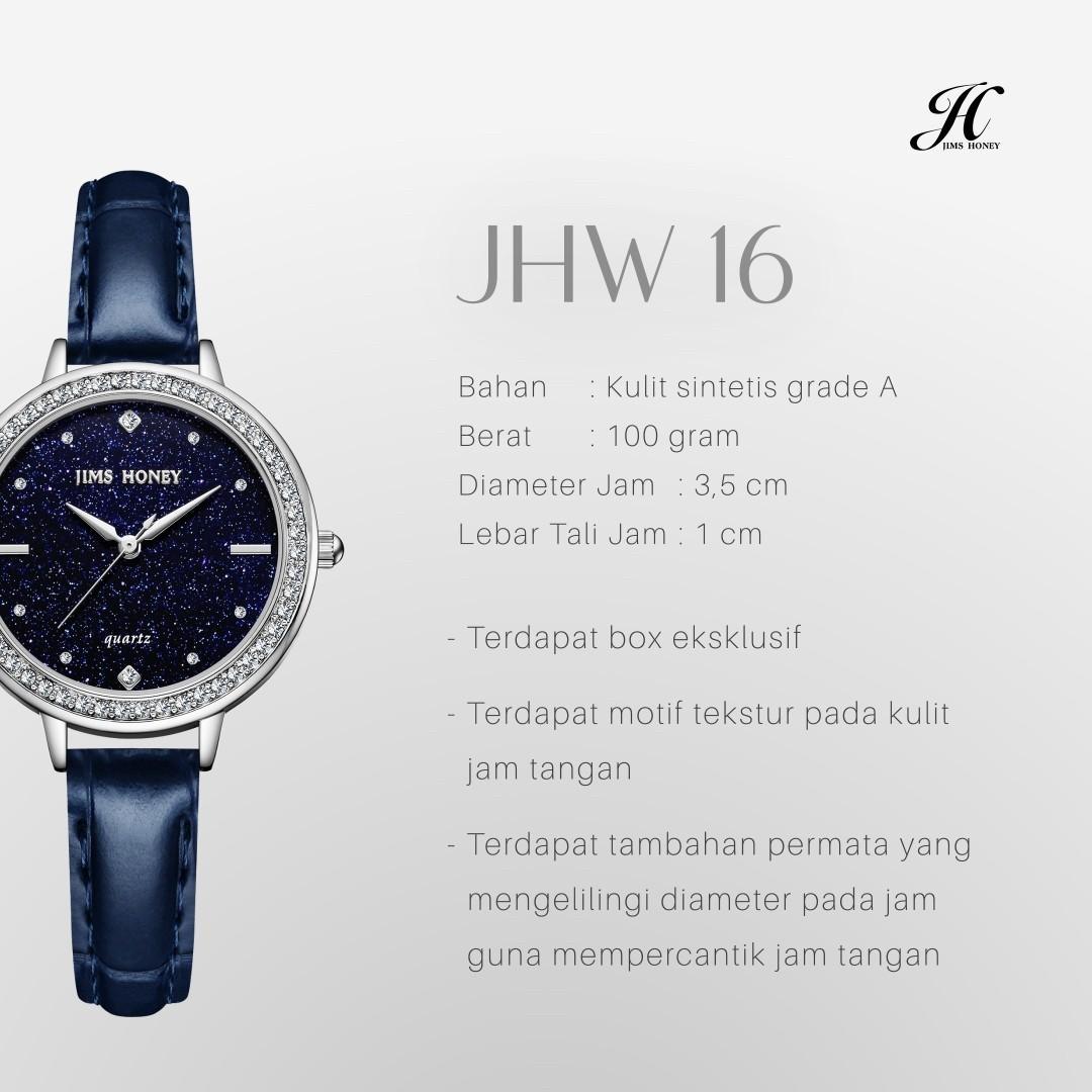 JIMS HONEY JAM TANGAN JHW 16 (FREE BOX + BATERAI)