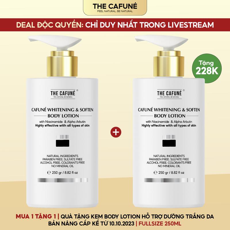 [MUA 1 TẶNG 1 ĐỘC QUYỀN] Kem Body The Cafuné TẶNG Kem Body 250gram