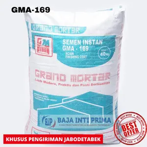 Semen Grand Mortar GMA-169 Instan Acian Finishing Pelester (kirim faktur)