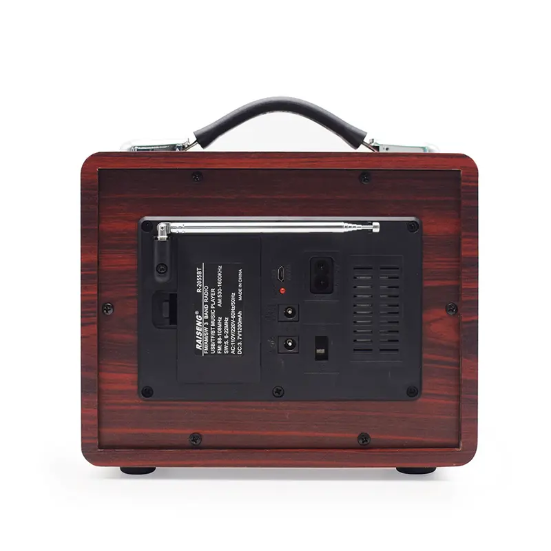 Radio FM/AM/SW MERODITH-2055BT  Bluetooth radio retro kompak Dan Portabel jam antena 8