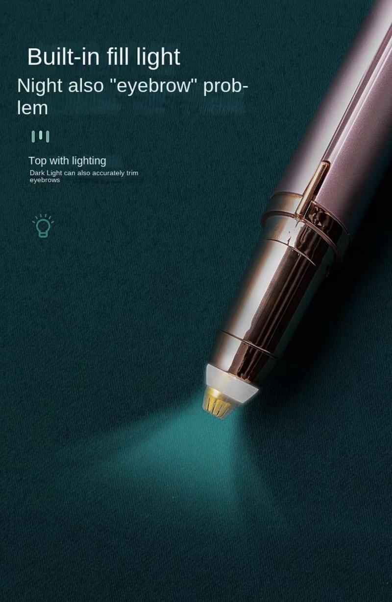 Product Introduction of เครื่องกันคิ้วไฟฟ้า (ชาร์จไฟ USB) มีประกัน กันคิ้วไฟฟ้า ที่กันคิ้ว กันคิ้ว พร้อมส่ง ใบหน้า 16