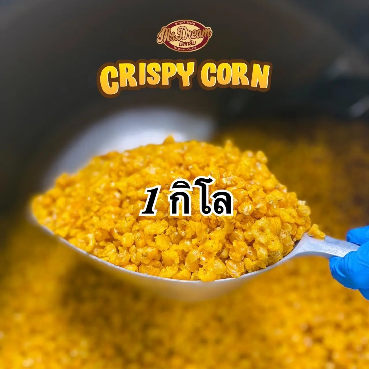 ข้าวโพดทอดกรอบ 1 กิโลกรัม มีให้เลือก 12 รสชาติ