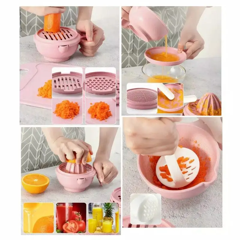 HARCOO ONLINE - Alat Pembuat Mpasi Makanan Maker Bayi Mangkok Bayi Untuk Menghaluskan Menumbuk 10in1 BPA Free 6