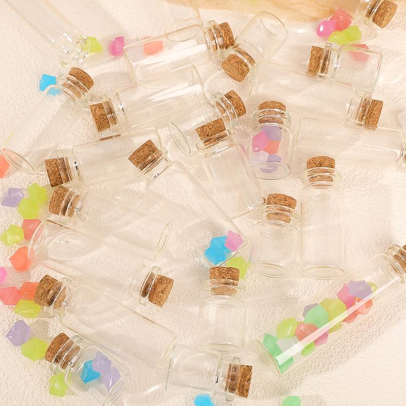 Product Introduction of Chai Thủy Tinh Nút Chặn Mini, 20 / 10 Cái, Quà Sinh Nhật Tự Làm, Trong Suốt, Rỗng, Chai Điều Ước, Thích Hợp Cho Giáng Sinh Và Trang Trí Tiệc Cưới 11