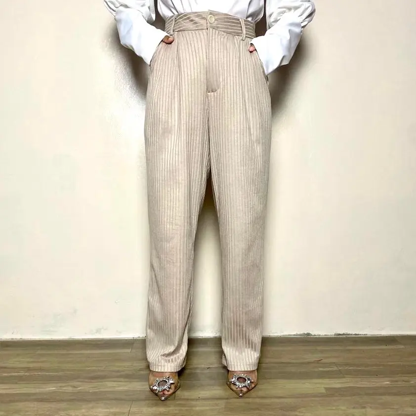 Kaia loose pants knit premium all size sampai BB 80kg Fit Wanita Celana Kulot Panjang Basic