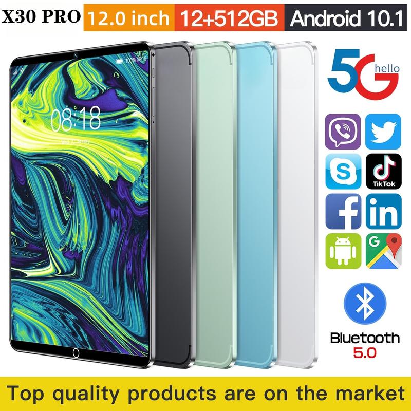 【Slot Kartu SIM】X30 PRO MAX Tablet YIYO 5G Android RAM 16GB ROM - Shop ...