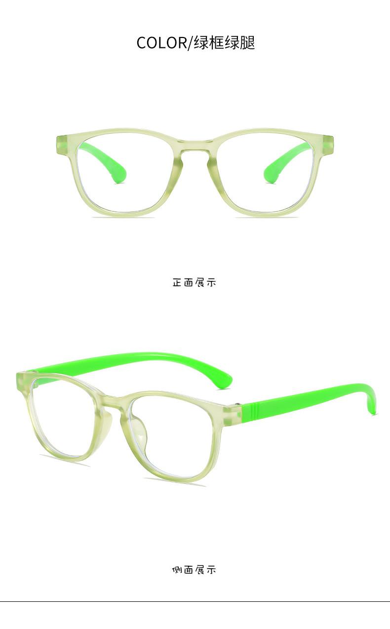 Product Introduction of 2024 New Fashionable Children's Anti Blue Light Small Frame Computer Non Degree Children's and Girls' Decorative Glasses 27