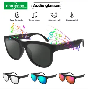 【COD/GOOJODOQ】Smart Glasses Wireless Bluetooth 5.0 Sunglasses Outdoor Smart Sport Hands-Free Calling Calling Music Anti-Blue Eyeglasses
