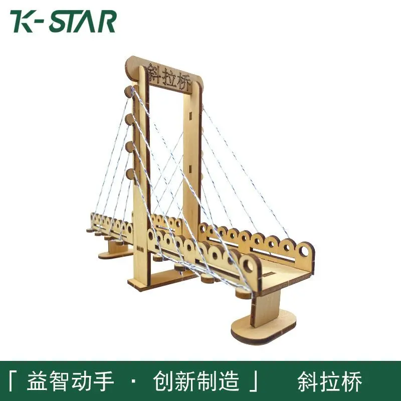 Cầu Chui Dây Cáp, Chất Lượng Cao, Bộ Đồ Thí Nghiệm Khoa Học, Đồ Chơi Giáo Dục Cho Trẻ Em, Thủ Công, Làm Bằng Công Nghệ, Mẫu Lắp Ráp Bằng Gỗ Mẫu TK, Thích Hợp Cho Mẫu Giáo, Bán Chạy, Còn Hàng Toy