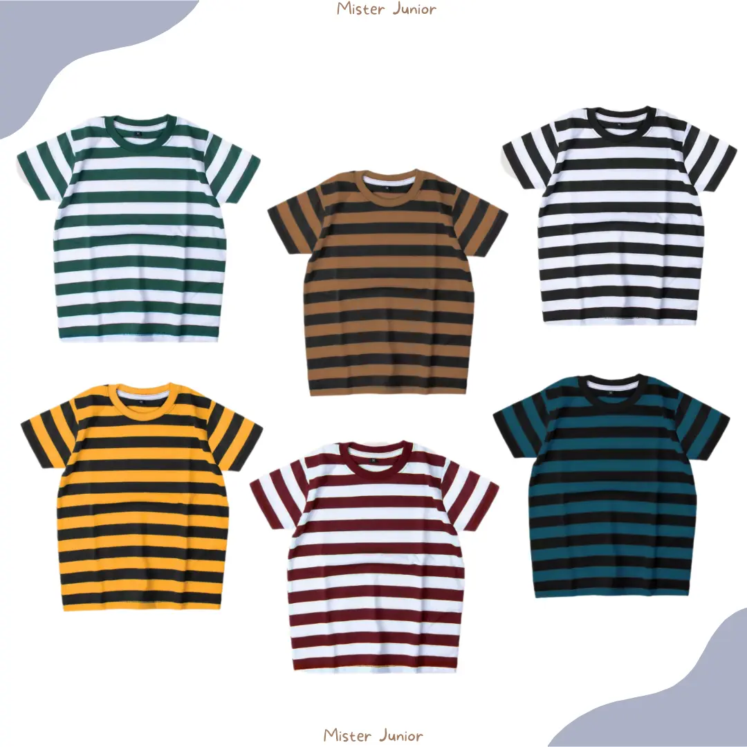 Kaos Polos Anak Salur 1-12 Tahun Lengan Pendek