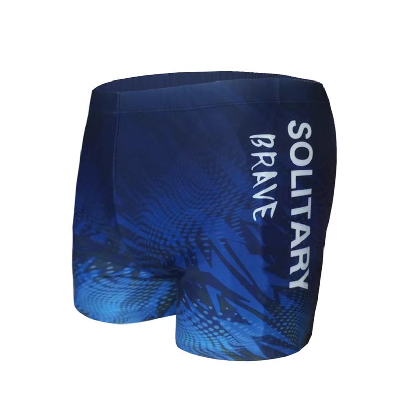 Product Introduction of Adult Men's Swimming Trunks Fashionable Printed Boxers plus-Sized plus Size Quick-Drying Swimming Equipment Hot Spring Swimming Trunks 14