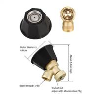 Gambar Nozzle High Pressure Sprayer Untnk Atomisasi Dan Long Range Untuk Dau Agriculture  Nosel Nozzle Sprayer Adjustable Penyiraman Taman Mist Sprayer Nozzle Siram Tanaman - Nosel tembaga dari Vixplorn MALL Kab. Tangerang 3 Tokopedia