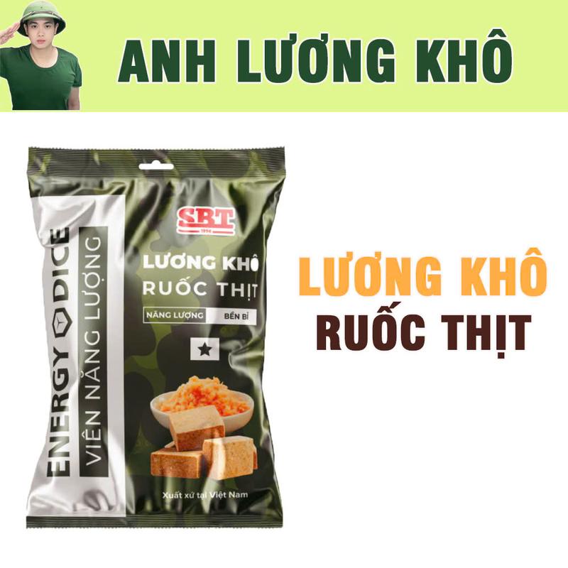 Lương khô vị Ruốc thịt (Chà bông ) thích hợp thay thế bữa ăn