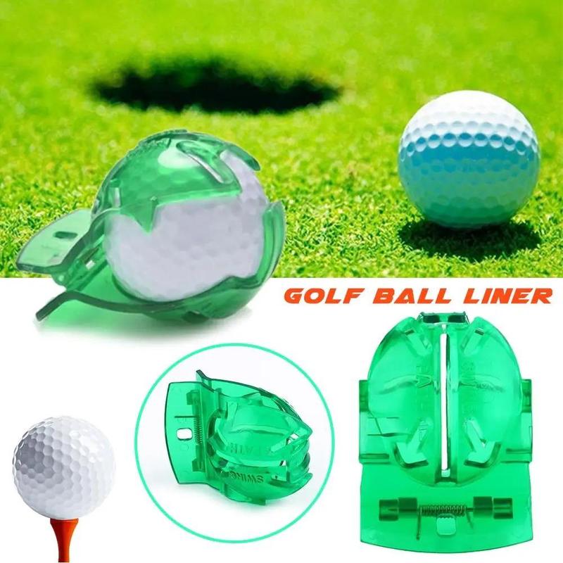 Golf Ball Line Marker Tool, Portable Rotatable Alignment Mark Tool, Golf Ball Clips, Plastic Golf Accessories for Golfers 3