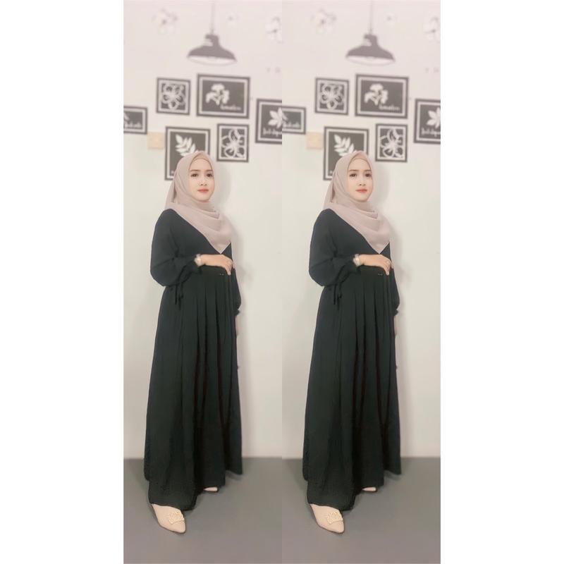 Mila Dress Jumbo Ld 120 Dress Wanita Cringkel Airflow Busui Frendly 4
