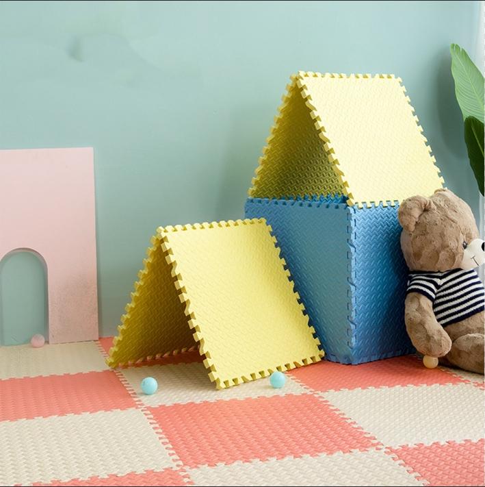 Product Introduction of SG【READY STOCK】]Thickness 2.5CM Kids' crawling mat 30*30CM Puzzle Mat Play Mat Soundproof Household Sponge Floor Mat 7