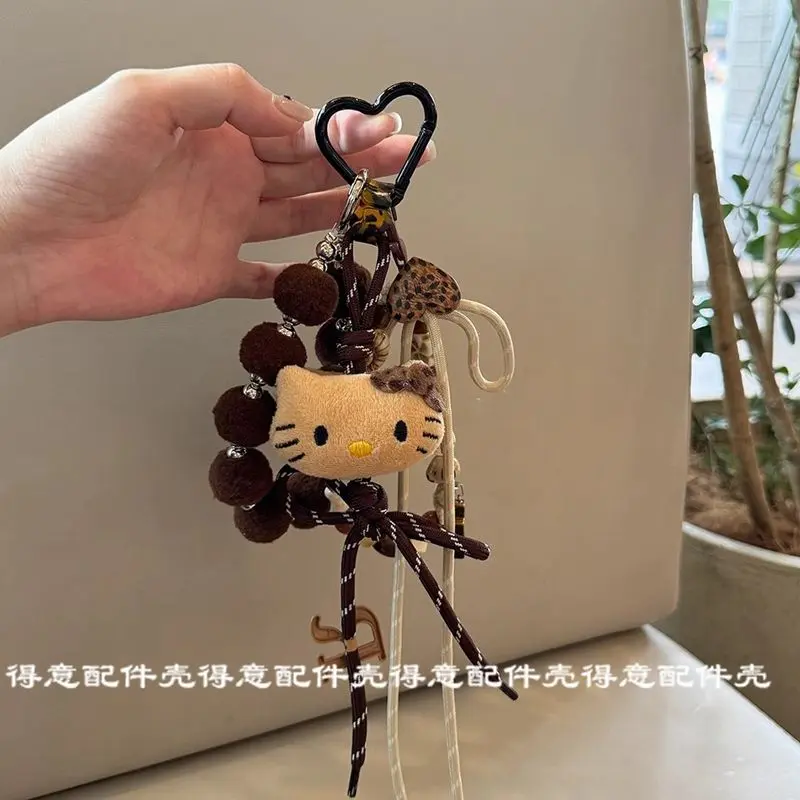 Móc Khóa Túi Mèo Họa Tiết Da Báo, Ấm Áp Mùa Thu Và Mùa Đông, Phong Cách Cô Gái Trẻ, Túi Cặp Sách Học Sinh, Mặt Dây Chuyền Cặp Sách, Dây Chuyền Treo Trang Trí, Phong Cách Instagram Hàn Quốc
