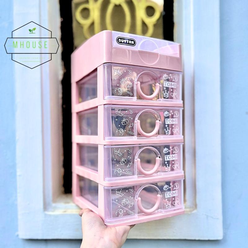 Tủ nhựa mini Duy Tân Tomi nhỏ 3 - 4 - 5 tầng gía rẻ
