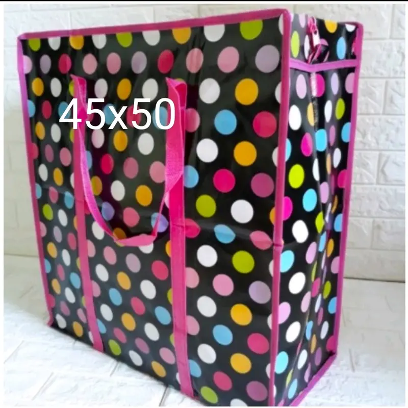 tas karung motif M 45x50/tss laundry/tas serbaguna 0