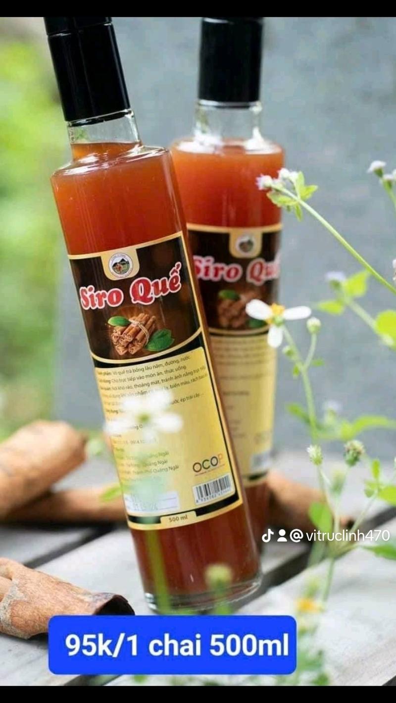 Product Introduction of Siro Quế-Hương Quế Trà Bồng 500ml/Rất thơm ngon 3