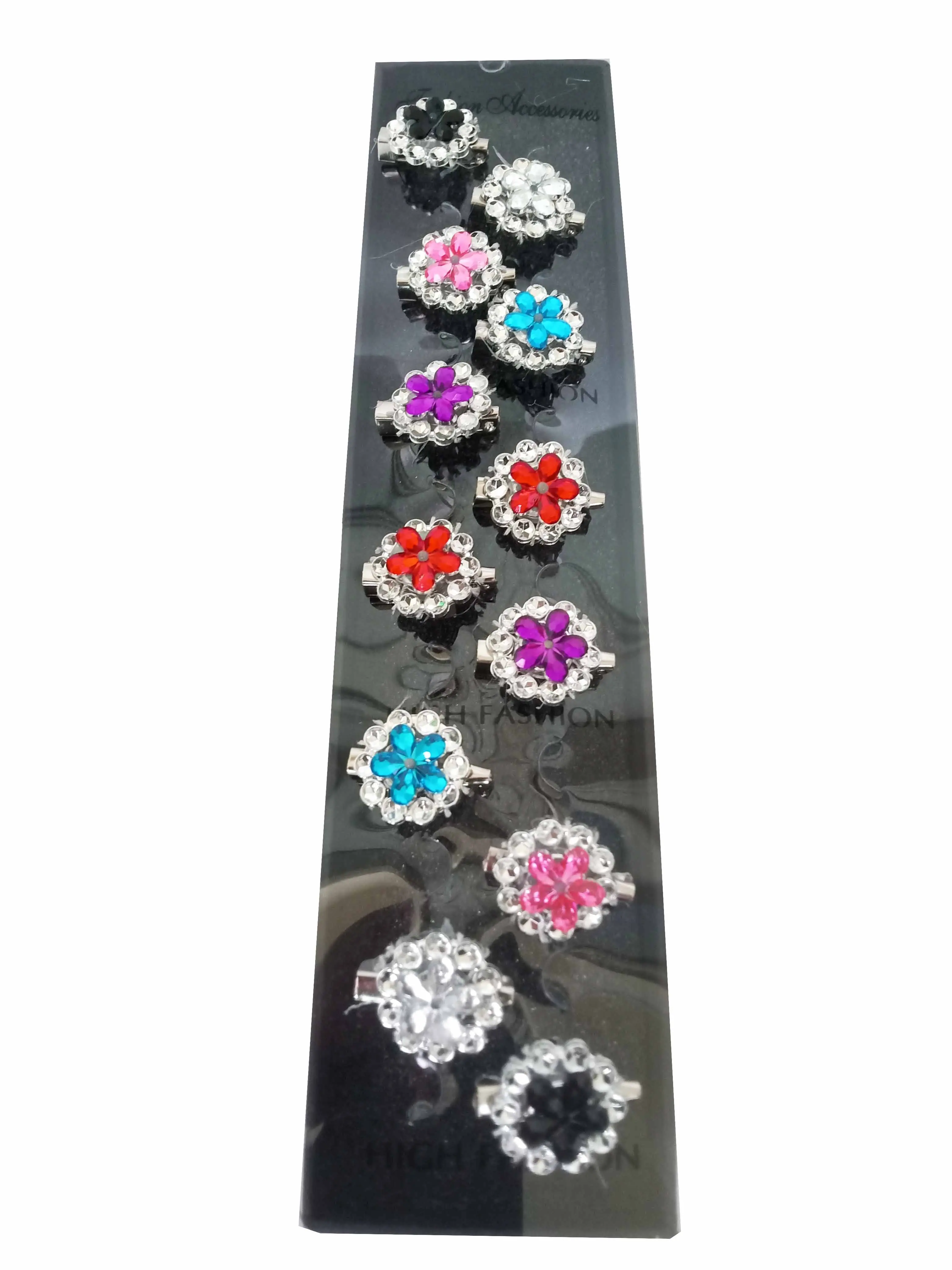 12 Pcs (1 Lusin) Bros Dagu seri Mekar Warna