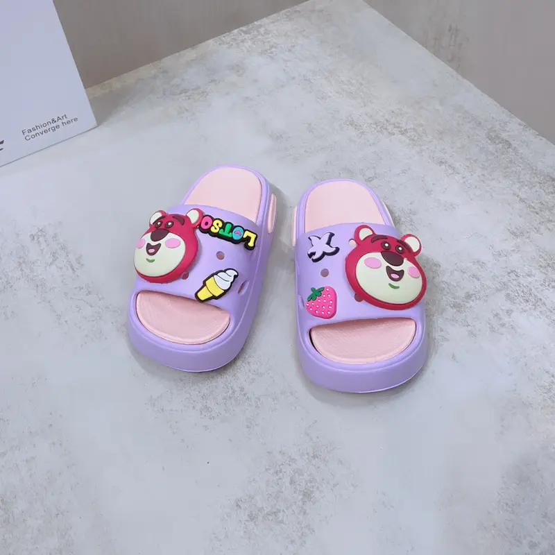 [Form Nhỏ] Dép Trẻ Em Sticker Hoạt Hình Dễ Thương, Nhựa EVA Siêu Nhẹ, Siêu Mềm Cho Bé Gái 2 - 10 Tuổi. SK281 6