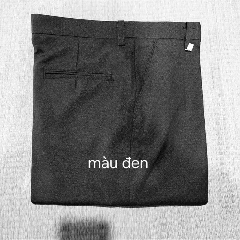 Quần tây nam trung niên ống  đứng thanh lịch Menswear quần vải nam Ong 5