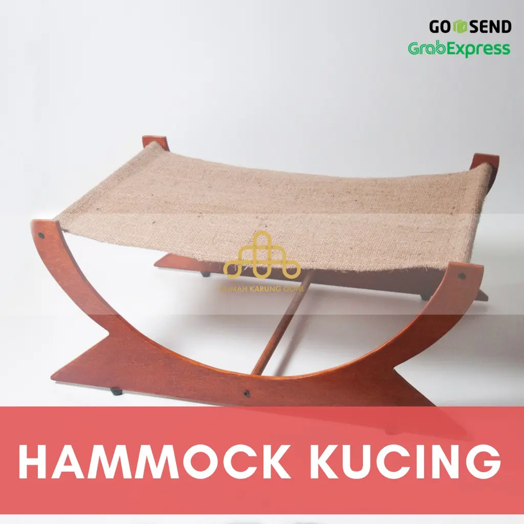 Hammock Kucing Ramah Lingkungan/ Ayunan Kucing/ Mainan Kucing