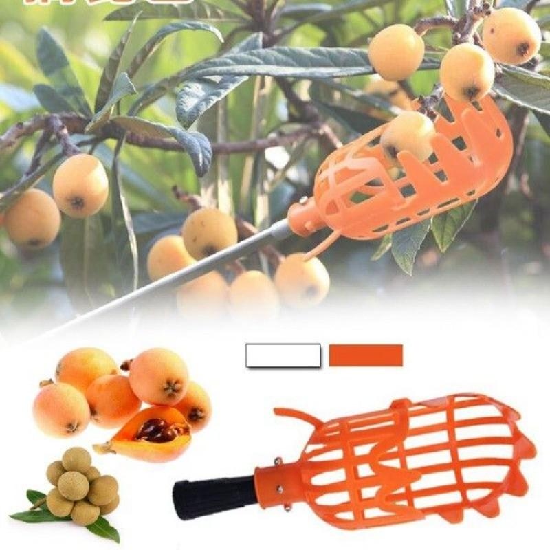 Garden Basket Fruit Picker Head Plastic Fruit Picking Tool High-altitude Fruit Picker Picking Loquat Picking Bayberry Tool 1