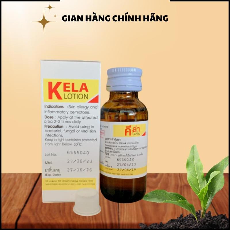 Kela Lotion nước bôi v da lỗ chân lông Thái Lan 30ml giúp da trắng sáng viem nang