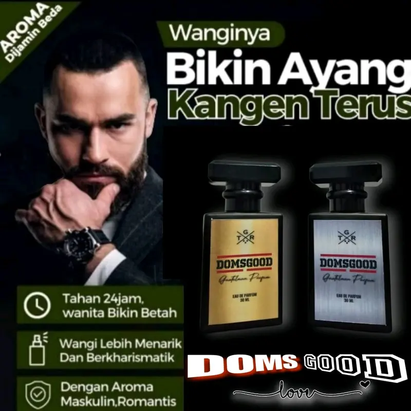 Parfum Pria Viral Tahan lama 24jam++,Aroma segar&cold cocok di pake untuk kencan Bunga Perfume Wangi 1