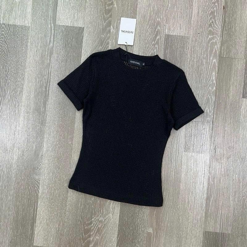 Áo phông cổ tròn chất len mềm Top Women - Design By LA Boutique (Mã K9) 4