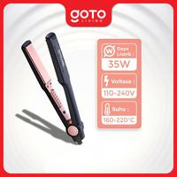 Gambar [COD] Goto living x KokoPanci Ayrel Hair Straightener Styling Catokan Rambut Lurus Keriting - V02 BLACK dari Goto Living Kota Tangerang 5 Tokopedia