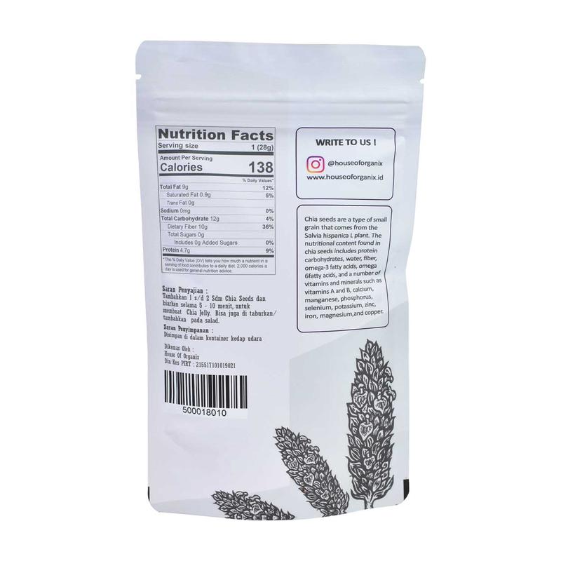 Organic Black Chia Seeds 500 Gr 3