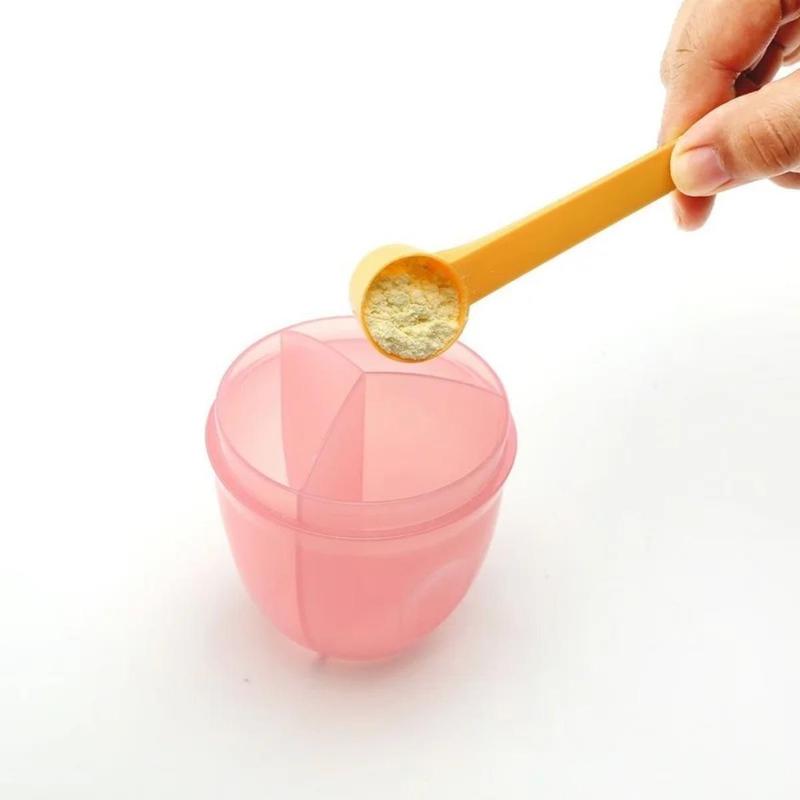 Hộp Đựng Sữa Bột Hình Gấu, 3 Ngăn, Cầm Tay, Dung Tích Lớn, Hộp Đựng Thức Ăn, Chống Rò Rỉ, Thích Hợp Cho Bé Bú, Hộp Đựng Công Thức, Hộp Đựng Sữa Bột Trữ Sữa Voi bình  giữ bình  giữ ấm 6
