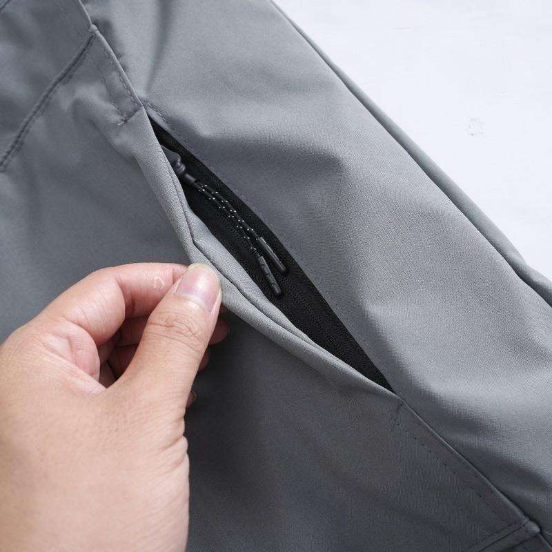 [Hàng loại 1] Áo Gió Dập Vân 2 Lớp Chống Nước Dập Vân Chìm Unim Store Vải Tráng Bạc Cao Cấp Có Túi Trong G05 - DQT.store aogio  4mua aokhoac nam 7