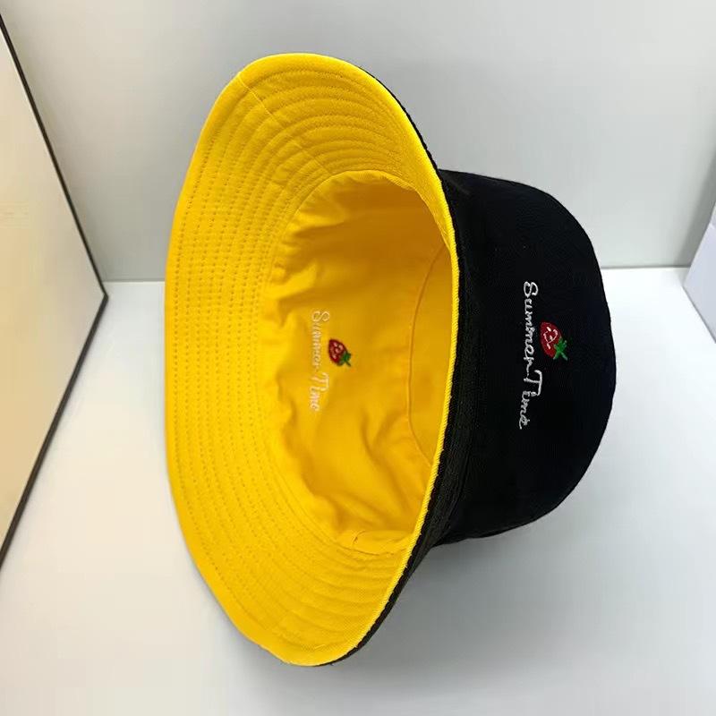 Product Introduction of Mũ Ngư Dân, Phong Cách Mới, Hai Mặt, Màu Trơn Thích Hợp Cho Nam Và Nữ, Mũ Chống Nắng Mùa Hè, Mũ Chống Nắng Thêu Học Sinh, Cho Cả Nam Và Nữ 4