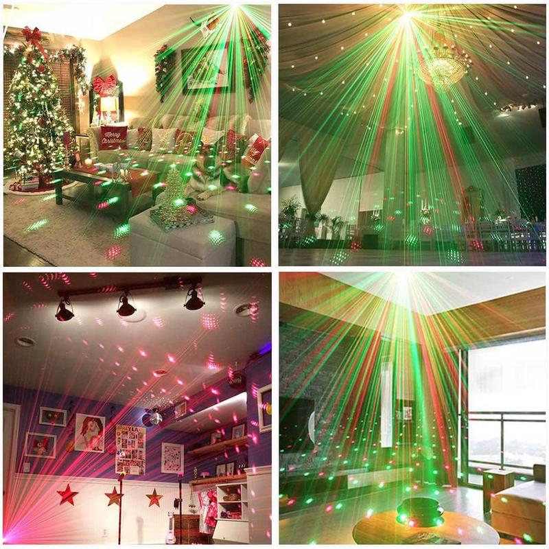 USB Powered Party Light, RGB Color Changing LED Stage Light with Remote Control, Sound Control Strobe Light for Party Home Show Bar Club Birthday KTV DJ Bar Karaoke 2