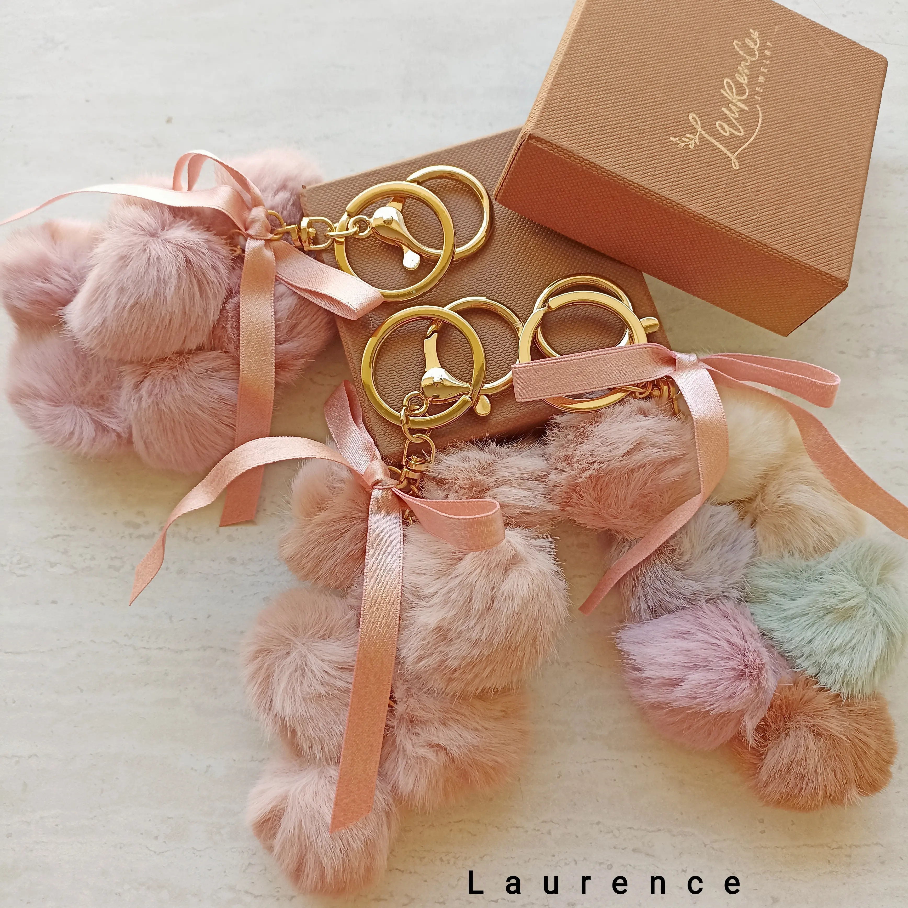 Pom - Pom Premium Keychain / Bag Charm 006