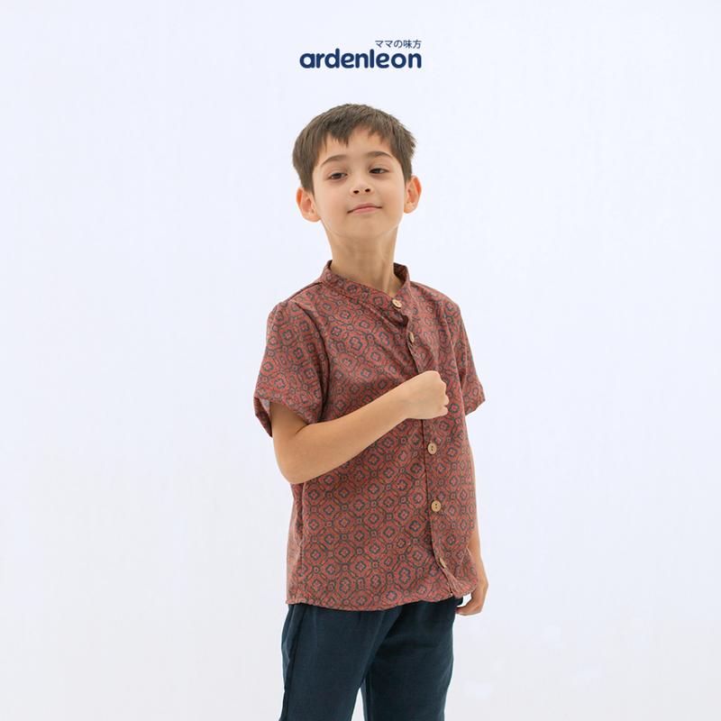 ARDENLEON Atasan Kemeja Anak Laki Laki Aslan Batik Shirt 2.0 3