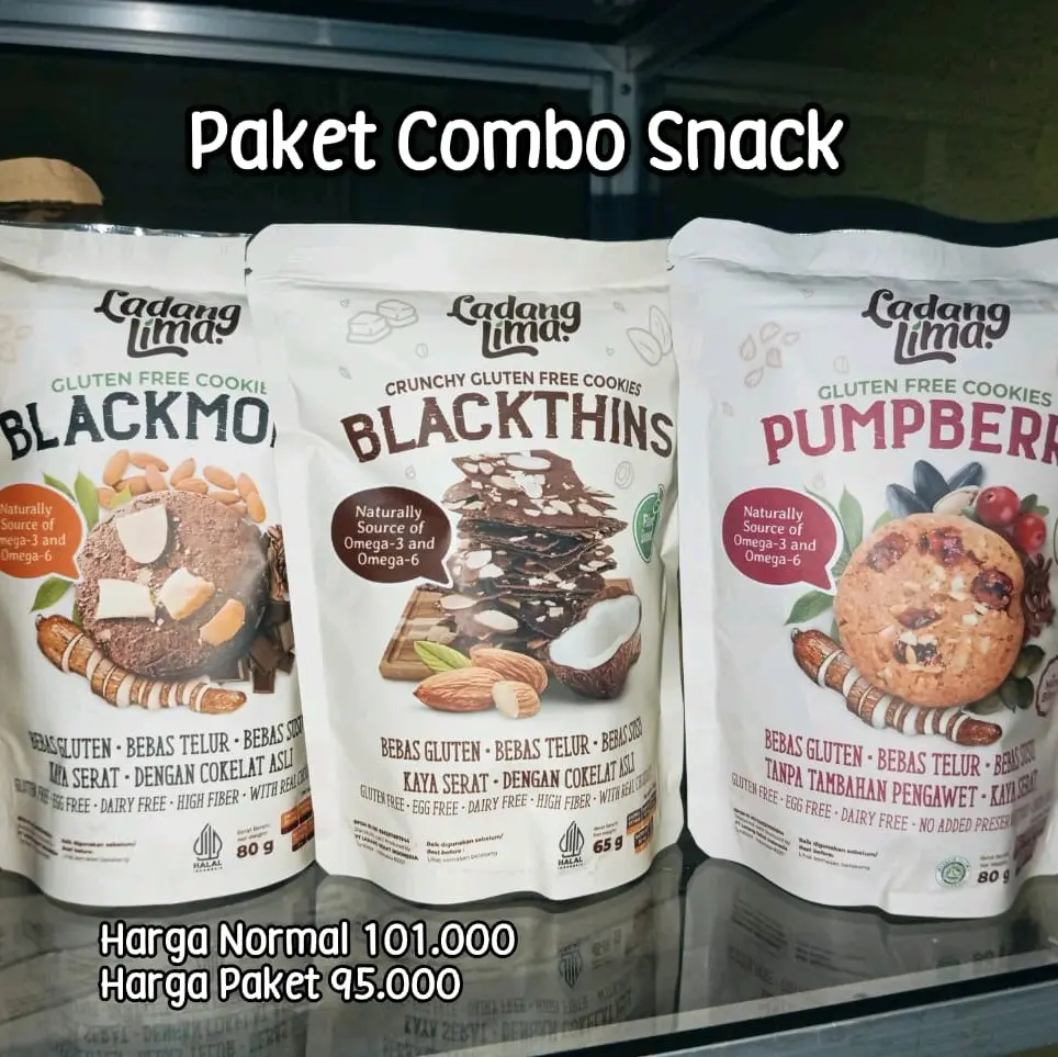 Paket Cookies Sehat Gluten Free By Ladang Lima