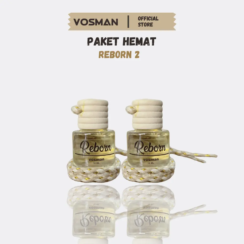 [REBORN 2] VOSMAN Parfum Pewangi Mobil Pengharum Ruangan Anti Mual 10 ML