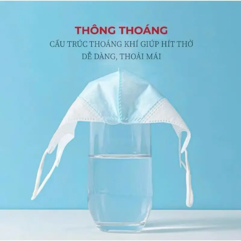 Khẩu trang 5D Thịnh Phát hàng 3 lớp chống tia UV khautrang 5