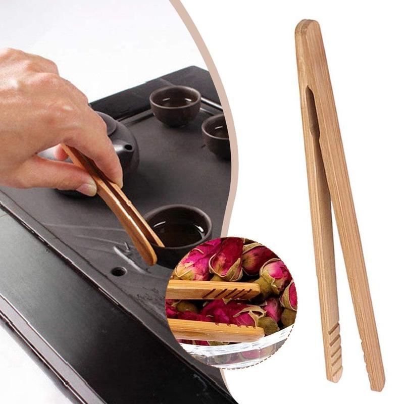 Product Introduction of Klip Makanan Buluh, Penggoreng, Pengapit Teh Kek Salad, Alat Memasak, Boleh Digunakan Semula, Bahan Kayu, Pengapit Memasak Dapur Kitchenware 11