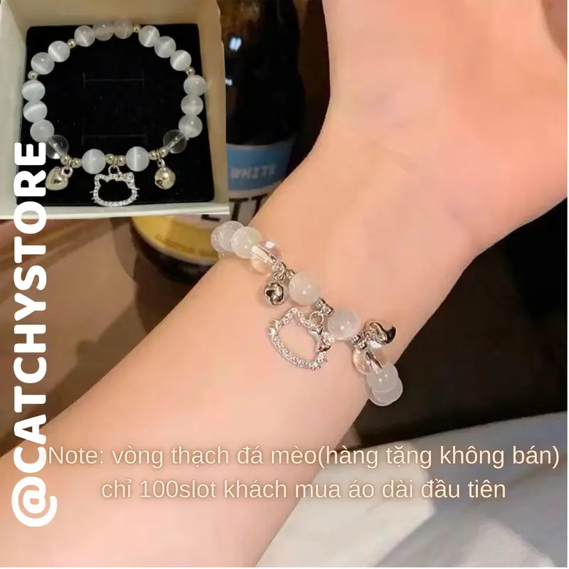 Áo Dài Cách Tân Nữ Lông Vũ Buộc Nơ Cách Điệu Kèm Quần Lụa Trơn Xinh Xắn Nhiều Màu CATCHYstore Áo Dài Mặc Tết Cho Nữ Phối Quần Lụa Women Dress Kem Đỏ Hồng Sen aodai  dang suong 1