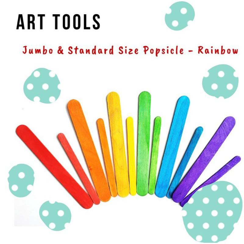 Stik es krim warna premium popsicle stick rainbow 2
